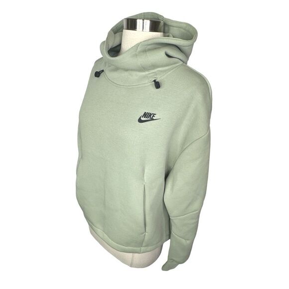 Nike Sportswear Tech Fleece Oversized Hoodie - Size Small - Jade Horizon / Black - Picture 3 of 8